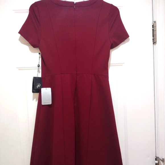 Adrianna Papell NWT A Line Marsalla Dress Size 8 Midi - Picture 3 of 7